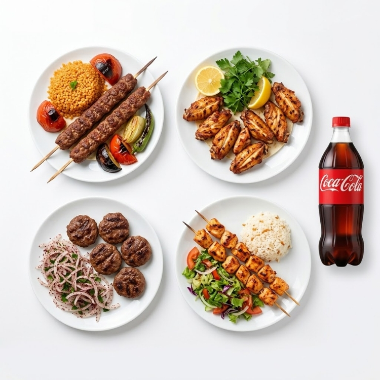 Menü 7 – Dört Kişilik Karışık Kebap Menüsü